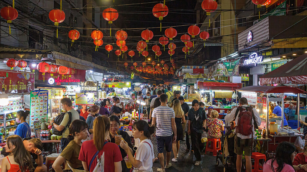 China town night market