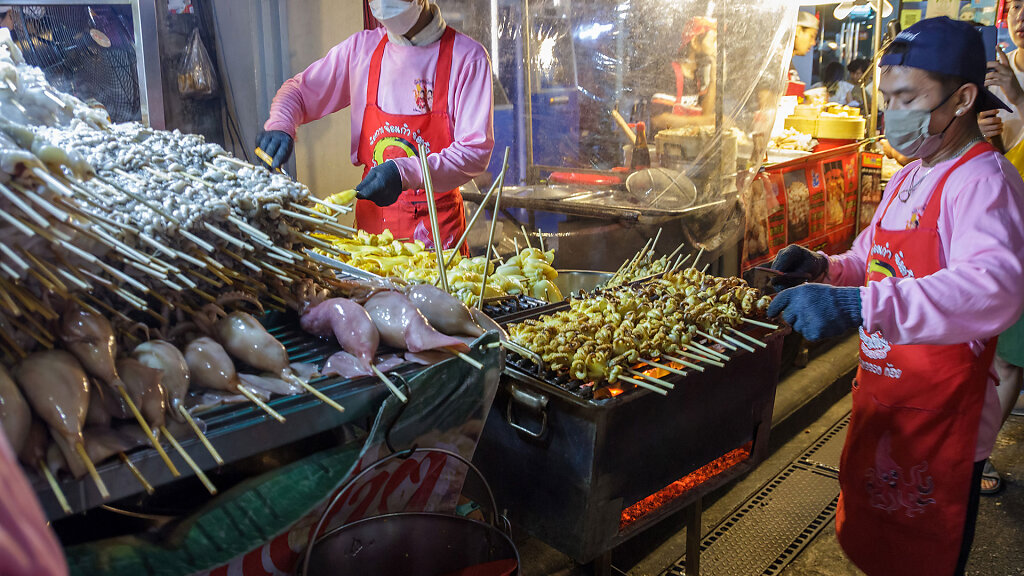 China town night market