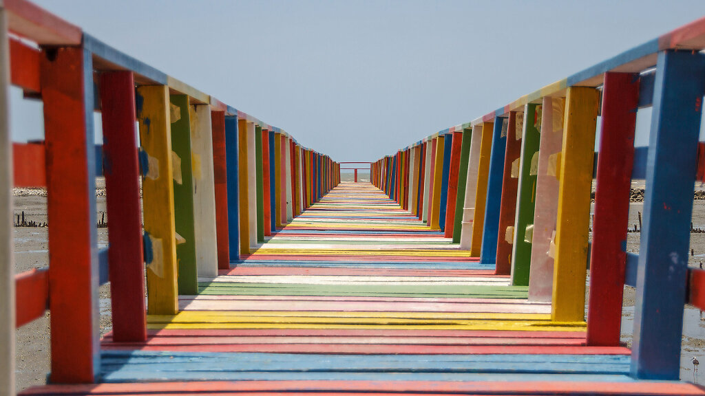 Rainbow Wooden Bridge // สะพานไม้สายรุ้ง